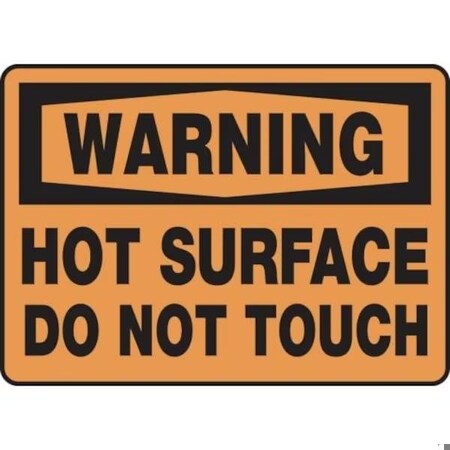 Accuform OSHA WARNING Safety Sign HOT SURFACE MWLD307VP